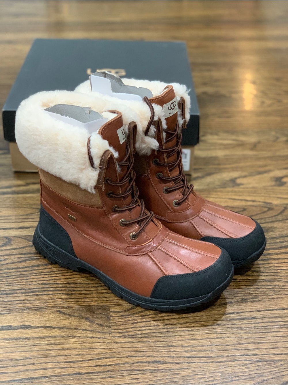 New Ugg Butte Winter Waterproof Worchester Boots Men’s Size 10.5